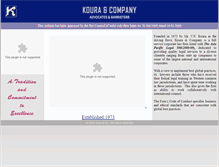 Tablet Screenshot of kouraco.com
